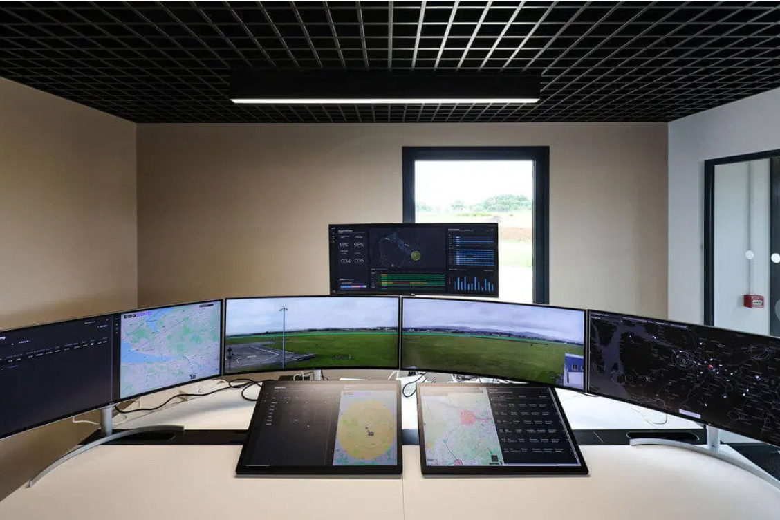 Control panel at vertiport